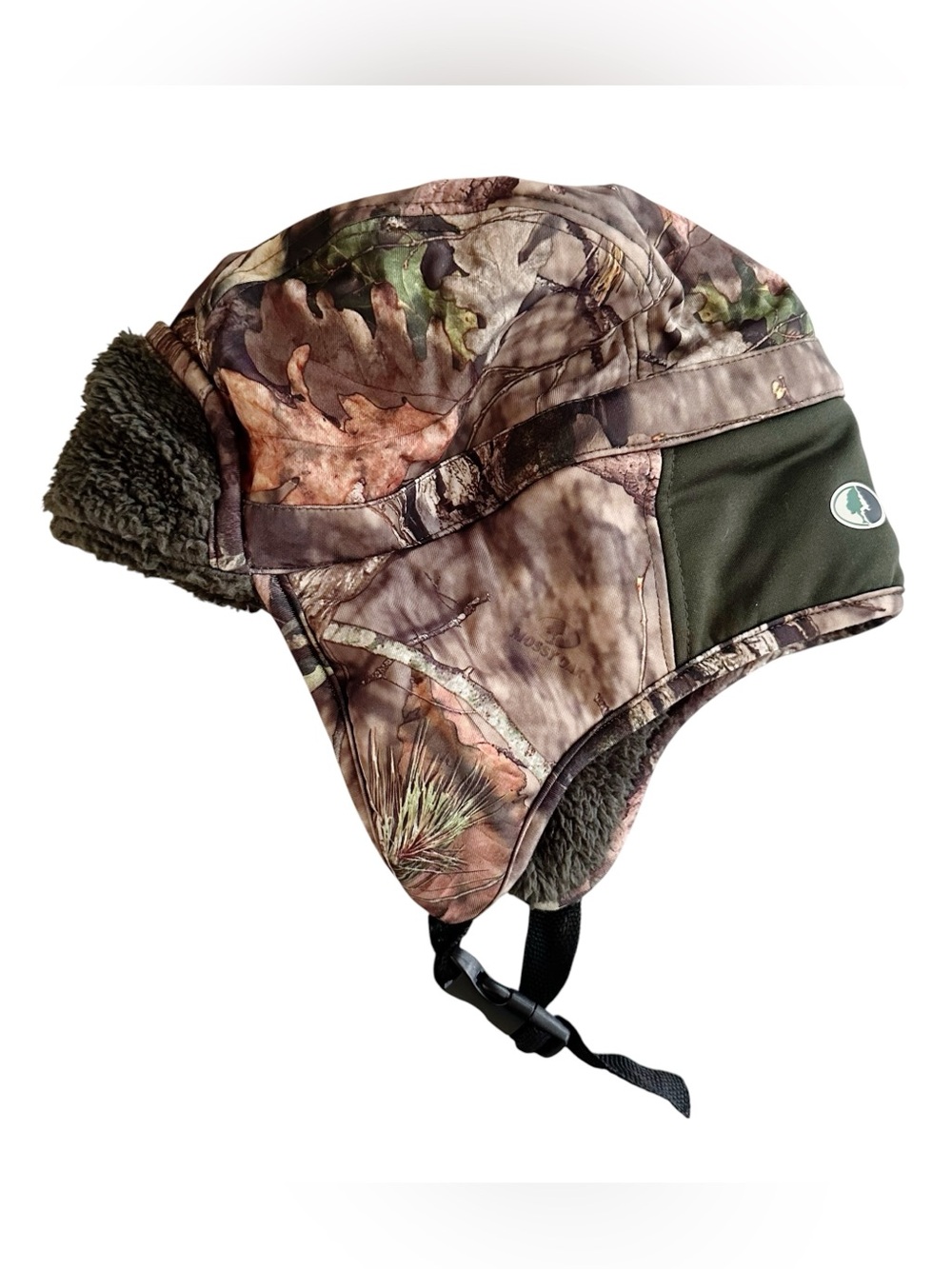 Mossy Oak Sherpa Lined Trapper Hat